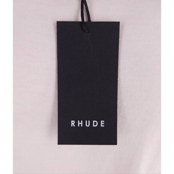 Rhude World Champion T-Shirt L Mens Off-White Cotton Tee - Picture 9 of 16